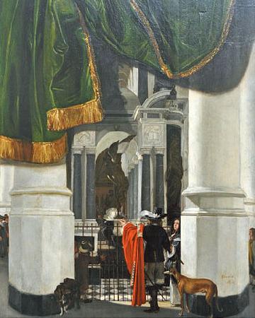 Emanuel de Witte Interior of the Niewe Kirke in Delft with the Tomb of WIlliam the Silent